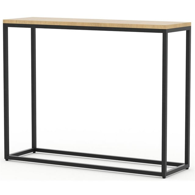 RST Brands Emery Contemporary Oak Wood Console Table in Brown