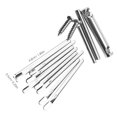thumbnail image 2 of CTIRCHIU 2 Sets Portable Mbira Finger Piano Metal Clear Sound for Outdoor Camping, 2 of 7