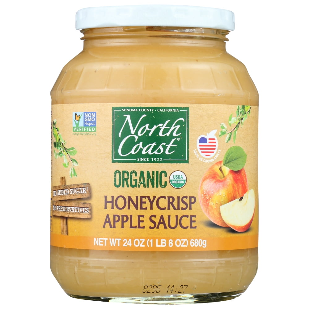 North Coast Organic Honeycrisp Apple Sauce, 24 Oz
