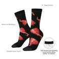 thumbnail image 6 of Women Colorful Crew Socks Tornado Novelty Fun Socks For Mens, 6 of 7