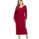 thumbnail image 3 of Vestido informal ajustado con escote en V y botones a presión para mujer, 3 of 6