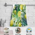 thumbnail image 4 of Summer Lemon Tropical Hand Towels for Bathroom, Palm Leaves Fruit Kitchen Towel 2 PCS Ultra Soft and Highly Absorbent Decorative Fingertip Face Bath Towels for Spa & Hotel, 28.3"x 14.4", 4 of 4