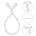 thumbnail image 4 of Uxcell Garland Ties, 16 Inches Christmas Decorative Garland Twist Ties for DIY Craft, Silver White 6pcs, 4 of 5