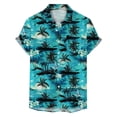 thumbnail image 5 of ZHANGDER Men's Hawaiian Shirt Short Sleeve Button Down Shirt Summer Tropical Beach Vacation Shirts, 5 of 7