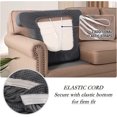 thumbnail image 4 of Housse de Coussin Extensible pour Canapé 1 Pce (1 Ivoire), 4 of 6