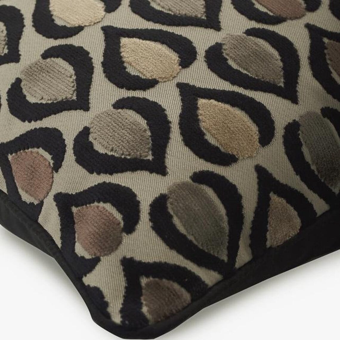 Throw Pillow Cover, 20x20 inch (50x50 cm) Velvet Pillow Cover, Square Abstract Throw Pillow Cover, 3D Pillow, Brown, Brown Pillow Cover 20x20 inch (50x50 cm) - Abstract Deco