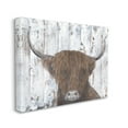 thumbnail image 3 of Stupell Country Rustic Highland Cattle Portrait Animals & Insects Painting Gallery Wrapped Canvas Print Wall Art, 3 of 5