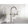 thumbnail image 3 of Grohe 40 304 3 Atrio Wall Mounted Soap Dispenser Or Tumbler Holder - Nickel, 3 of 7