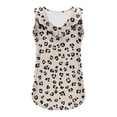 thumbnail image 6 of WRKEKC Womens Summer Tank Tops Polka Dot Print V-Neck Sleeveless Ruffle Hem Casual Tank Loose Fit Lightweight Top, 6 of 6