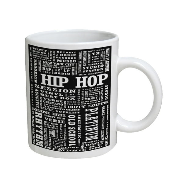 KuzmarK Coffee Cup Mug 11 Ounce - Hip Hop
