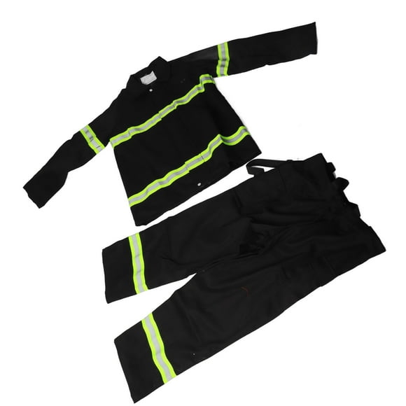 Flame Retardant Safety Suit, Flame Resistant FR High Toughness Safety Workwear for Men Women, Heat Thermal Insulation HAZMAT Coverall with Markings