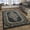 Gray, variant on Woven High Quality High Density Double Shot Drop-Stitch Carving (2' 0" x 7' 0")