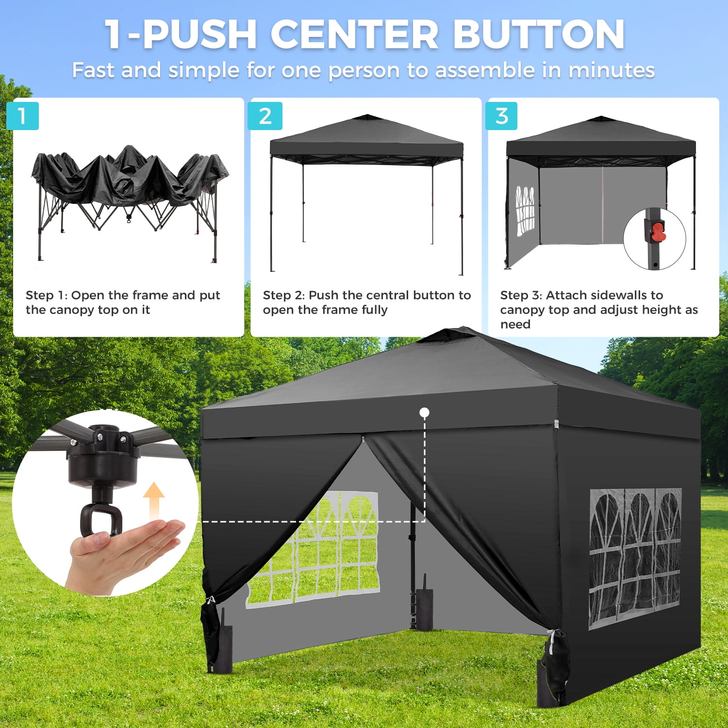 Wesfital 10x10 Canopy | Shade sails for outdoor retailers