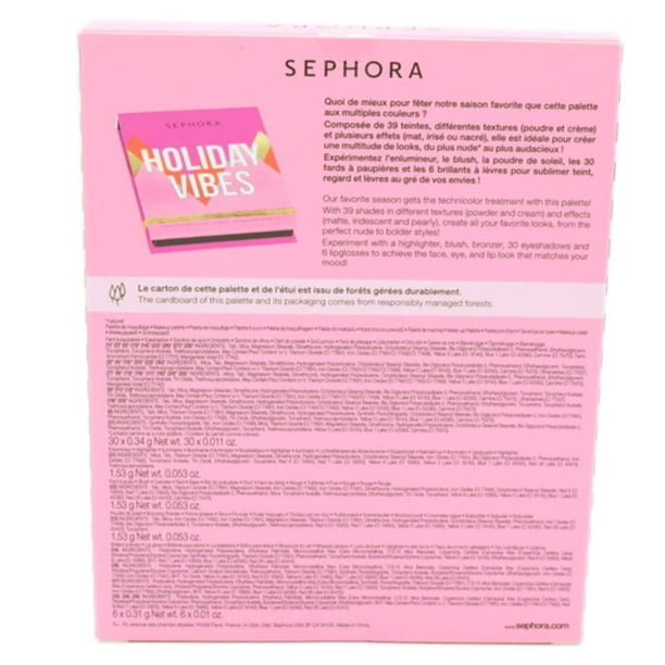 Sephora Collection Holiday Vibes Blockbuster Makeup Palette Limited Edition