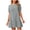 Gray womens dresses, variant on Wycnly Womens Dresses Loose Flowy Ruffle Swing Soft Cotton Linen Beach Mini Sun Dresses Casual Solid Round Neck Short Sleeve Short Summer Dress Black m Under $5