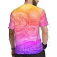 thumbnail image 4 of The Starry Night T Shirt Abstract Ombre Fashion Gym T-Shirts Short-Sleeve Breathable Tops, 4 of 5