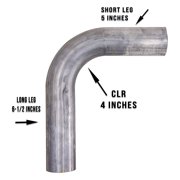 2.5 90 Degree Bend Aluminized