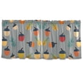 thumbnail image 7 of Yayeee Kitchen Curtains Tier Set of 2 Light Filtering 57"x24" Over Sink Window Panels, Cute Acorns Pattern, 7 of 7
