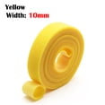 thumbnail image 1 of 5m/roll Cable Ties Reusable Loop Bundle Self Adhesive Fastener DIY Accessories Nylon Strap Organizer Clip Wire Holder Management Yellow Width 10mm 25 rolls, 1 of 6