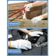 thumbnail image 3 of Guantes de trabajo PLWJK, unisex, tejidos de algodón y poliéster blancos, 3 of 6