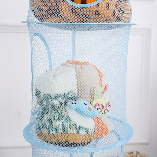 Lot De 2 Paniers De Rangement Suspendus En Maille - 4 Niveaux