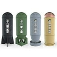 thumbnail image 2 of Battle Shakers Arsenal | All Four Military Shaker Bottles 20 Oz | Missile, Bomb, Torpedo, Bullet | Protein Cup with Storage Compartment | Dishwasher Safe Sports Bottles, 2 of 3