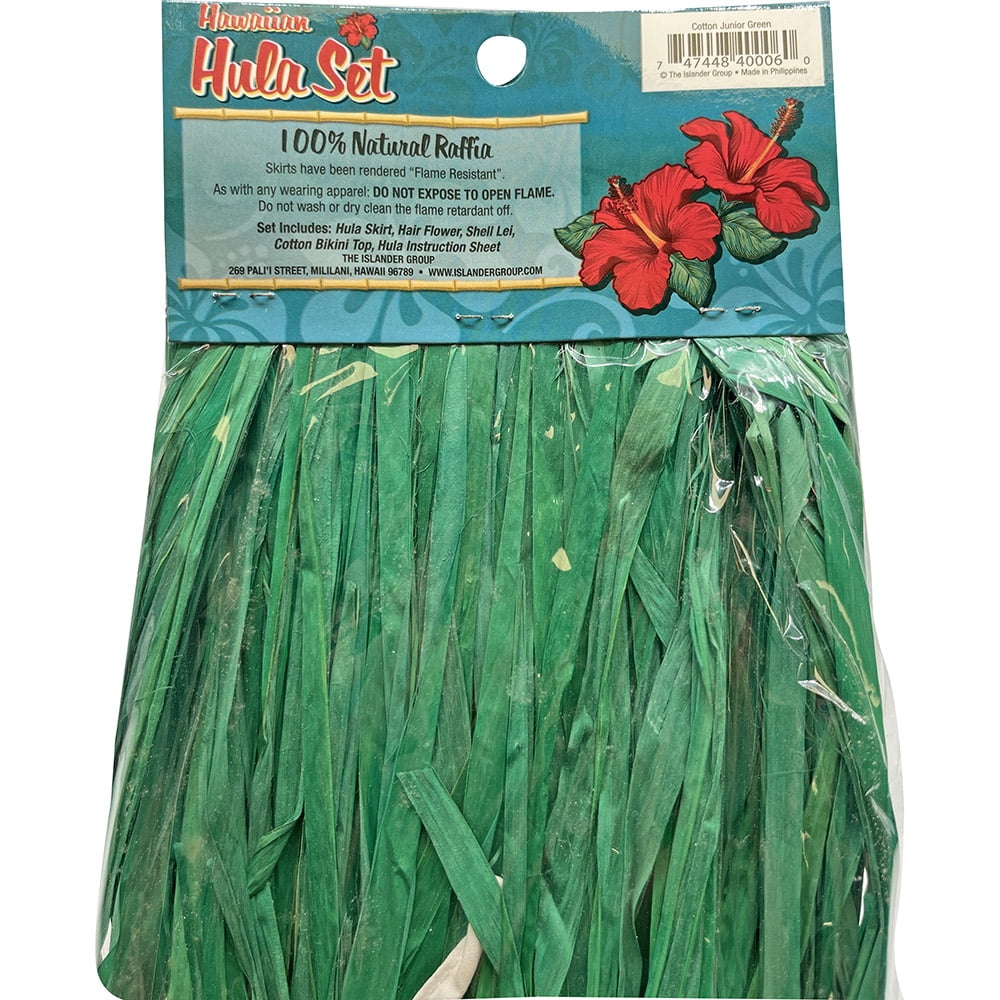 The Islander Group Green Junior Hawaiian Hula Set