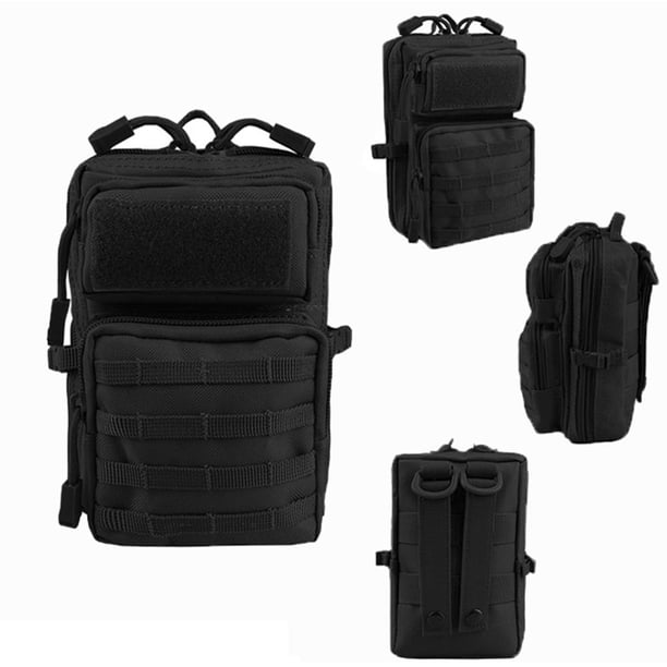 Molle Riñonera Outdoor EDC Tool Pouch Camping Trekking Hombro Negro Ndcxsfigh Para Estrenar