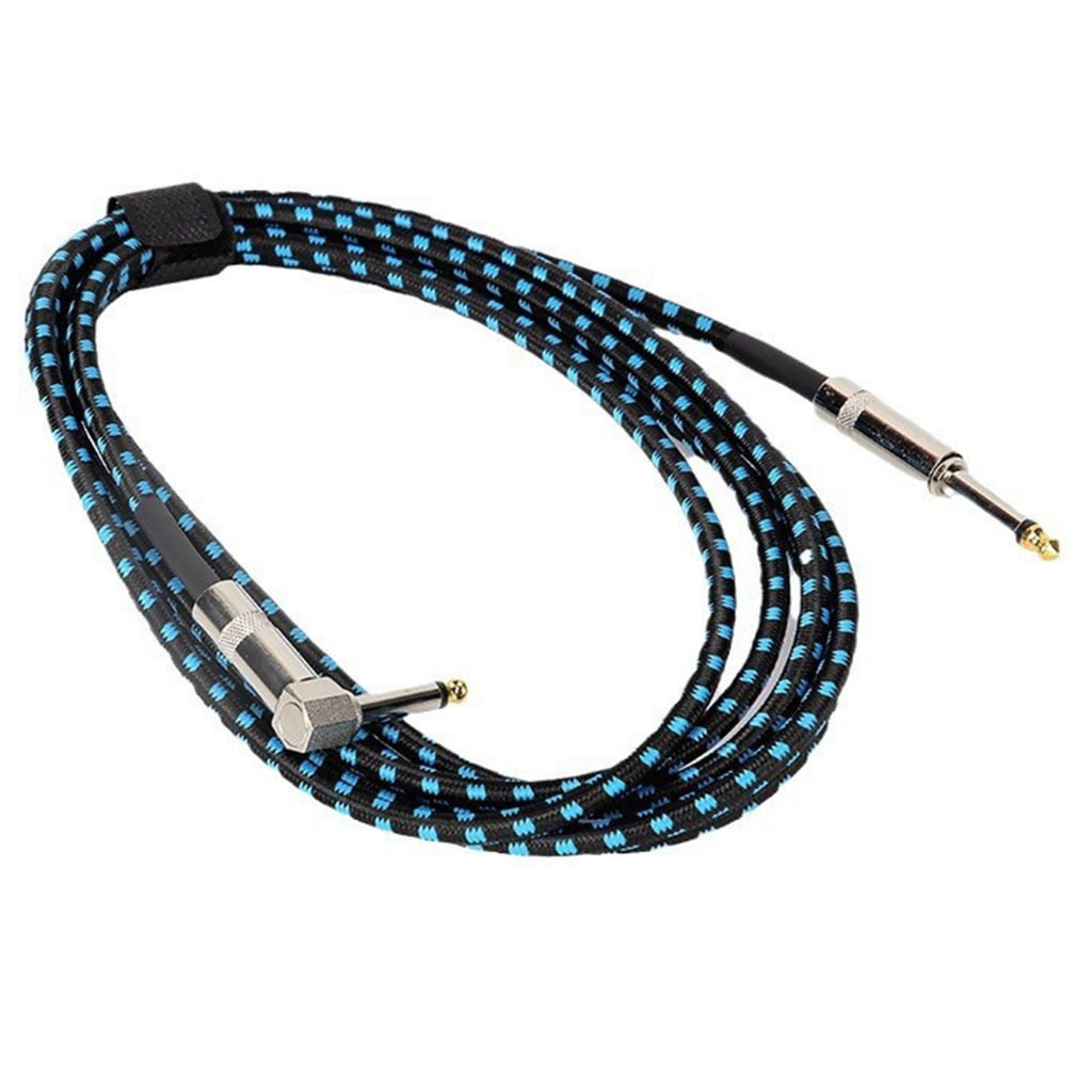 Jesscasday Heavy Duty Electric Guitar Cord Double Shielding Design Gold Plate Plugs Enhances Signal Transmission For Musicians