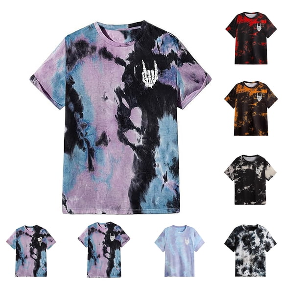 Workout Shirts for Men Big and Tall 1/4 Short Sleeve Big & Tall Beach Vacation Short Sleeve Shirts Athletic Fit Solid Color Boat Neck Summer Casual Beach Basic Streetwear