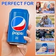 thumbnail image 2 of Skywin Silicone Can Cover - 10 Pack 12oz (355ml) Can Cover can Hides Can by Disguising it as a Can of Soda Silicone Can Sleeve (Dark Blue), 2 of 7