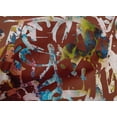 thumbnail image 5 of oneOone Cotton Poplin Brown Fabric Abstract Sewing Material Print Fabric By The Yard 56 Inch Wide, 5 of 5