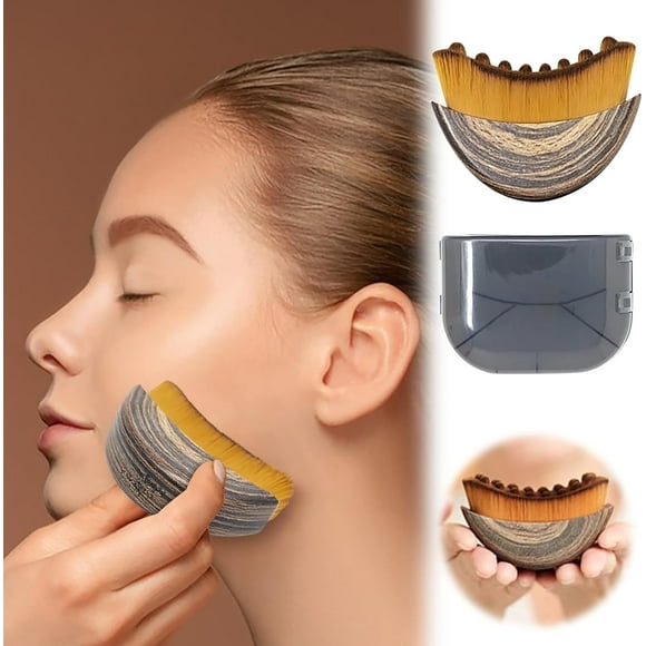 The Lymphatic Brush, Cecily Braden Lymphatic Brush, Lymphatic Contour Face Brush, Dry Brushing Body Brush for Lymphatic Drainage, Contour Neck Chin and Jawline, for Face & Body