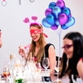 thumbnail image 4 of Juego de globos de látex gruesos Naiovety 50 Uds inflable decoración para fiesta de cumpleaños y boda púrpura oscuro azul oscuro, 4 of 6