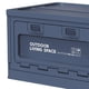 thumbnail image 4 of Caja de almacenamiento plegable para acampar con contenedor de almacenamiento con tapa para acampar al aire libre, oficina en casa, 4 of 7