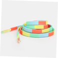 thumbnail image 3 of OUNONA Flat Boot Laces 3 Pairs Colorful Polyester for Shoes and Skates, 3 of 8