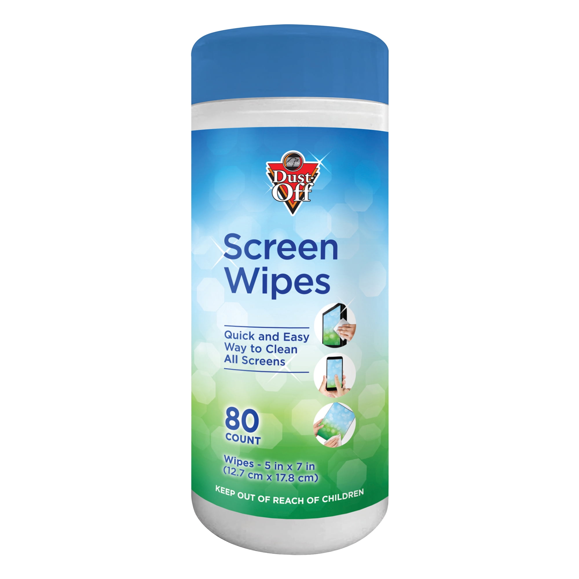 DustOff AntiStatic Monitor Wipes, 80 Count