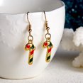 thumbnail image 1 of Fiudx Ofertas Flash Artículos En Oferta Pendientes De Navidad Pendientes De Decoración Navideña Estilo De Gancho Para La oreja De Moda, 1 of 2