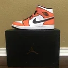 Nike Air Jordan 1 Mid SE Turf Orange Basketball Shoes Men's Size 10. DD6834-802