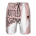 thumbnail image 4 of Naloa Goose Holding Wineglass with Red Wine Men's Beach Shorts, Surfing shorts, Swim trunks, Quick Dry Swim Trunks for Surfing Beach Fun - Small, 4 of 9