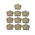 thumbnail image 2 of Parche Bordado De Corona Grande De Bricolaje ANGGREK 10 Piezas, 2 of 7