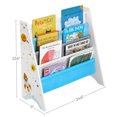 thumbnail image 2 of SONGMICS Kids Bookcase, Book Storage Shelf Organiser, with Anti-Tip Kit, White,Kids, 2 of 5