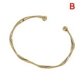 thumbnail image 6 of Gold B Mobius Bracelet Female Ins Cold Style Niche Design Bracelet Simple Fashion Highend Girlfriend Bracelet, 6 of 7