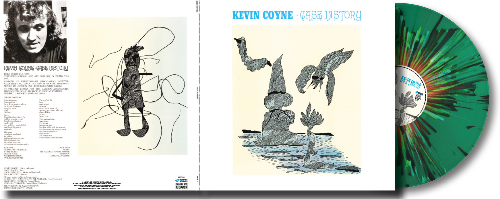 Kevin Coyne - Case History - Splatter Green Vinyl - Music & Performance