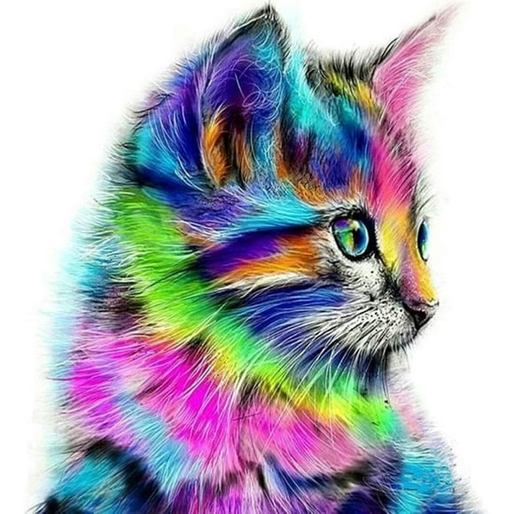 DIY drawing card kitten diamond drawing explosion 5D Rubik's Cube new 3pcs