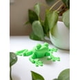 thumbnail image 3 of Clever Contraption Articulating Fidget Frog – Prince, Princess, or Classic | Flexible Stress Relief for & Adults | 3D Printed PLA Plastic, 3 of 10