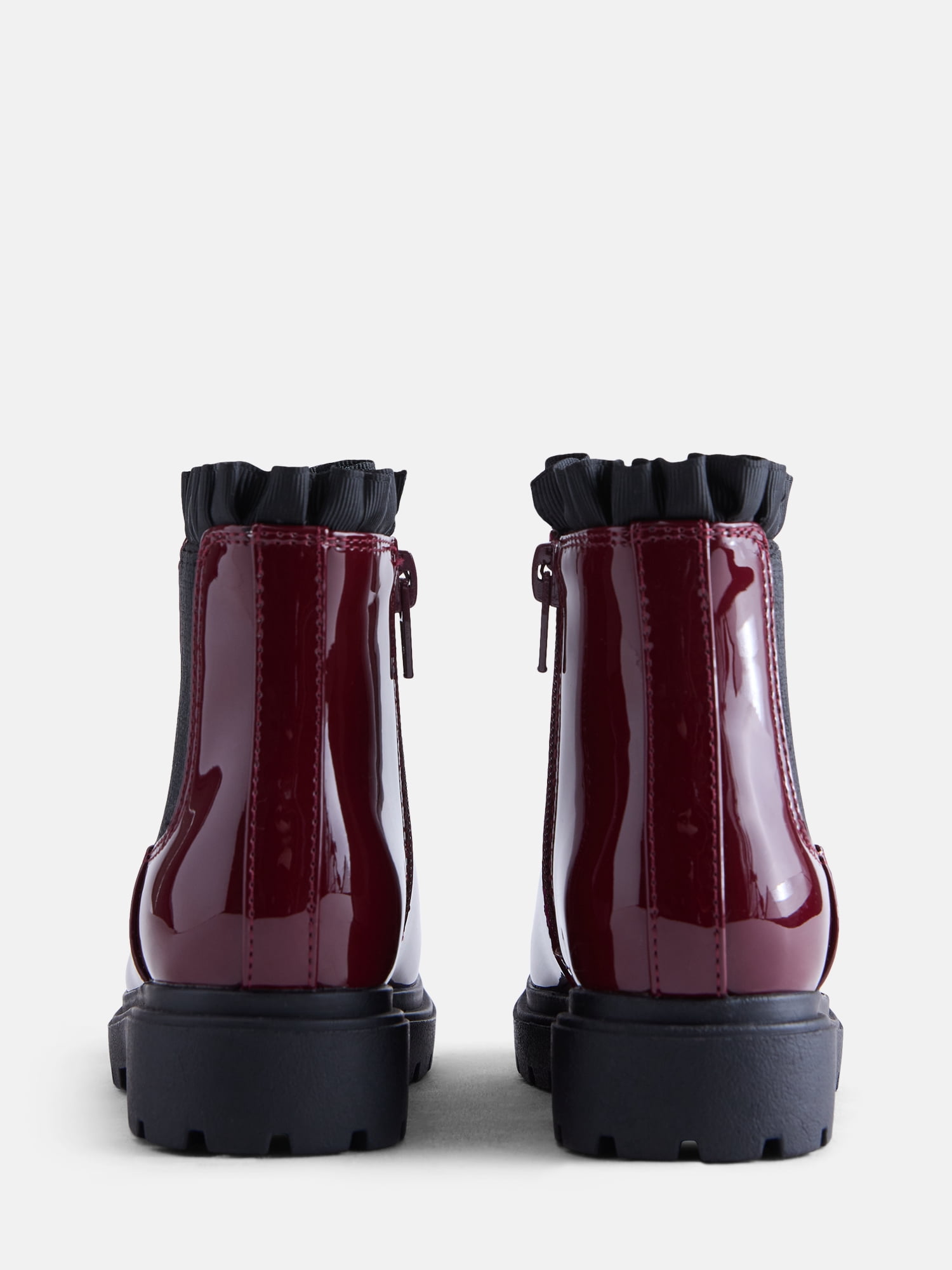 Wonder Nation Toddler Girls Ruffle Chelsea Boots