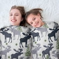 thumbnail image 5 of Gray Christmas Moose and Tree Pattern Round Blanket,Comfortable Soft Flannel Throw Blanket,All Season,Warm Lightweight Blankets for Sofa Bed Couch Living Room Chair 47"x47", 5 of 5