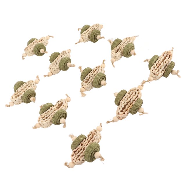 Small Animal Molar Toy, Boredom Relief 10pcs Healthy Promote Digestion Chewing String For Rodents For Guinea Pig