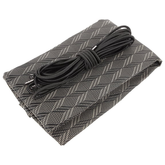 CTIRCHIU Outdoor Chair Replacement Fabric Set, Black Breathable Canvas Cloth for Patio, Lounge, Camping, and Recliner Seats